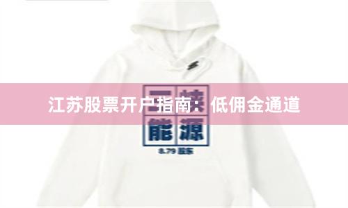 江苏股票开户指南：低佣金通道